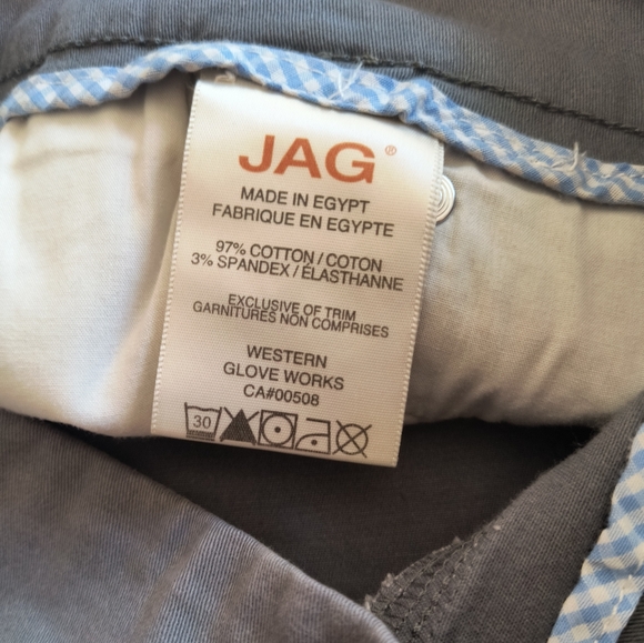 Jag Petite High Rise Peri Straight Crop Cotton Capris NWT - Picture 2 of 11